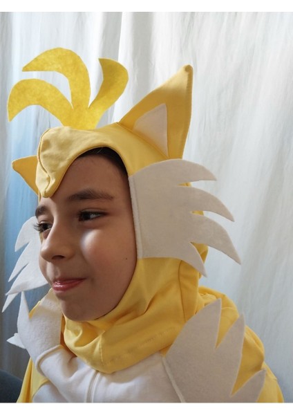 Sarı Tails Kirpi Sonic Kostümü, Eğlenceli ve Renkli Oyun Seti fırsatları