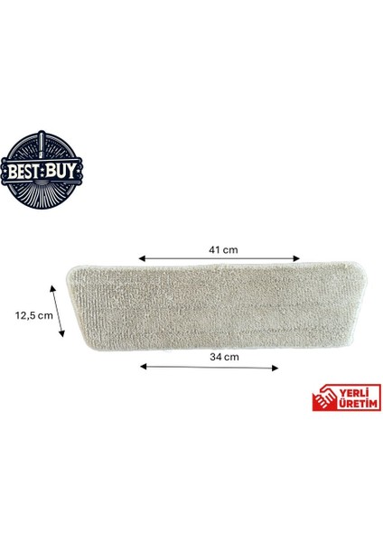 Pro Sprey Mop 2 Adet Yedek Bezi 41*34*12, 5 cm (Tüm Moplara Uyumludur)