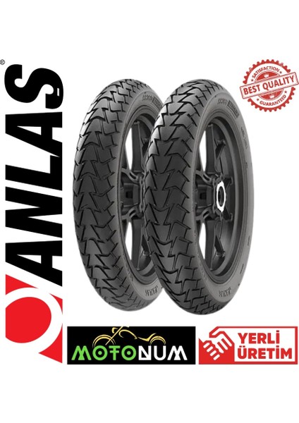 Motolüx Ceo 125 Ön Arka Lastik Takım Anlas Sc 360 All Grip 2025 Üretim Yerli Üretim MN0034