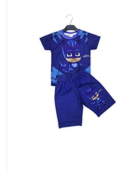 Sevimli Kedi Çocuk Kostümü, Mavi Renkli, Eğlenceli ve Rahat Tasarım