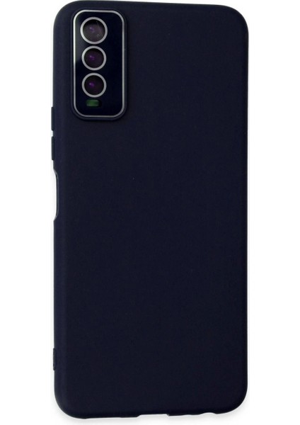 Vivo Y11S Kılıf Lansman Glass Kapak - Lacivert fiyatları