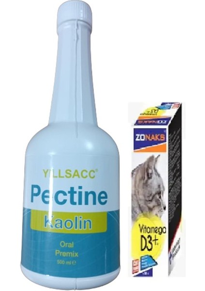 Pectin Koalin 500ML + Zonax Cat Vitamin D3 Omega 100 ml
