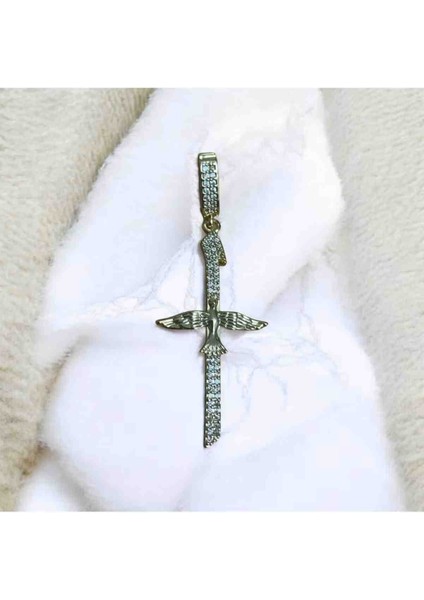 Zirkon Taşlı Anka Kuşu Detaylı Ajda Charm modelleri