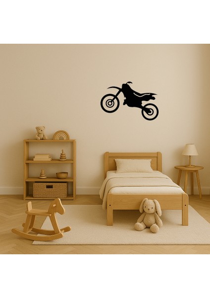 Hız Tutkunu Motorcu Desenli Mdf Dekoratif Tablo - TOA9124-4420 modelleri