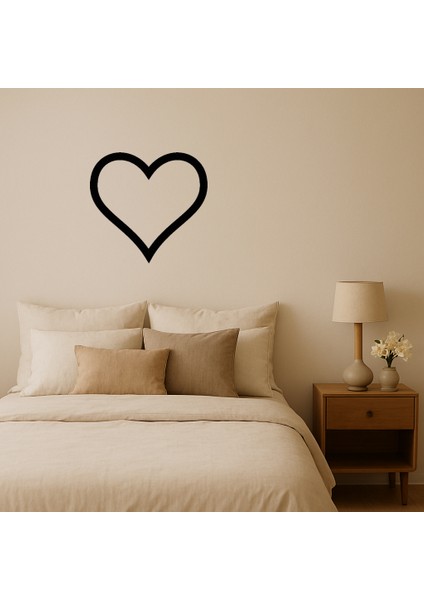 Kalp Desenli Mdf Dekoratif Tablo - TOA9413-9302