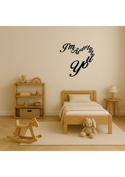 I'm Addicted To You Yazılı Mdf Dekoratif Duvar Tablosu - TOA2717-2413 modelleri