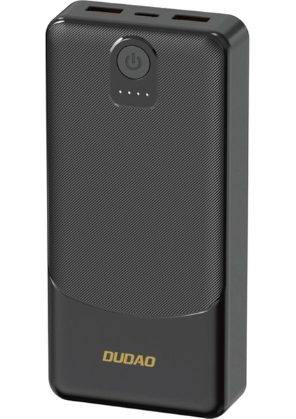 10.000 Mah Powerbank Siyah Beyaz – Hızlı Şarj, Şık Tasarım