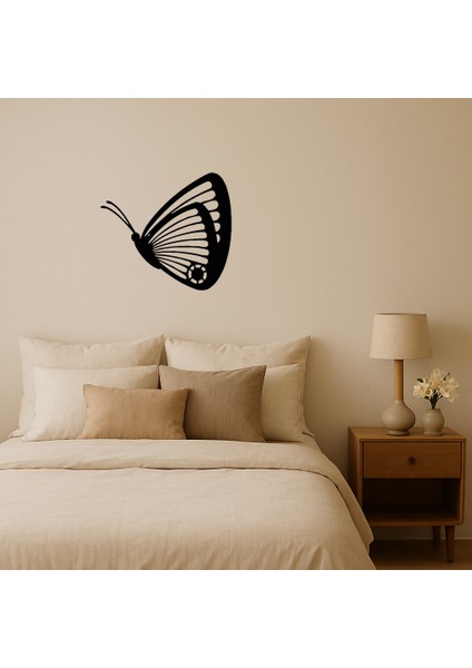 Renkli Kelebek Mdf Dekoratif Tablo - TOA5297-9419