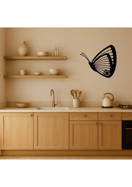 Renkli Kelebek Mdf Dekoratif Tablo - TOA5297-9419 fiyatları