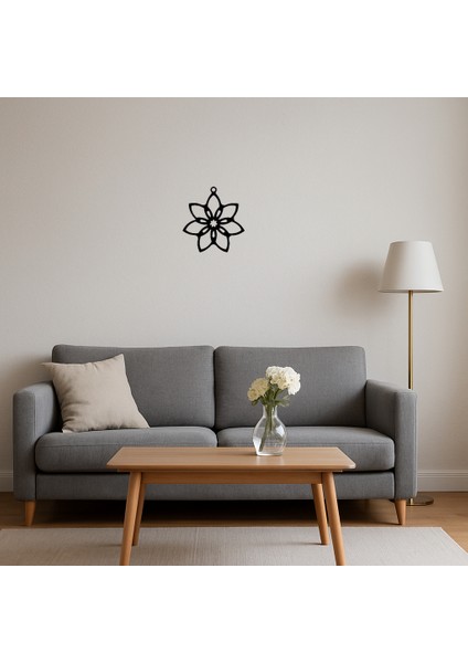 Üçlü Çiçek Motifli Mdf Dekoratif Duvar Tablosu - TOA4024-2179 fırsatları