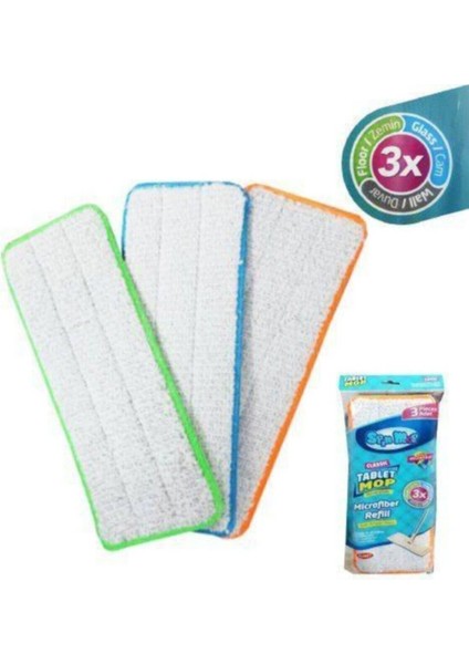 Spn 3 Farklı Kullanım Için 3 Bezli Tablet - 3 Adet Mikrofiber Bez