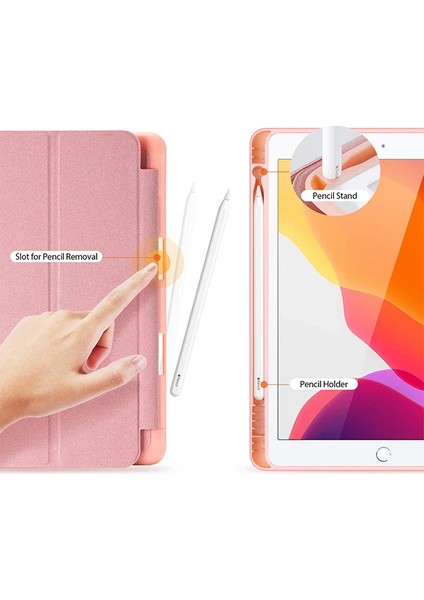 Dux Ducis iPad 7-8-9 10.2 (201920202021) Kılıf Kalem Yerli Soft Tpu Mıknatıslı Domo KILIF-(1903) fırsatları