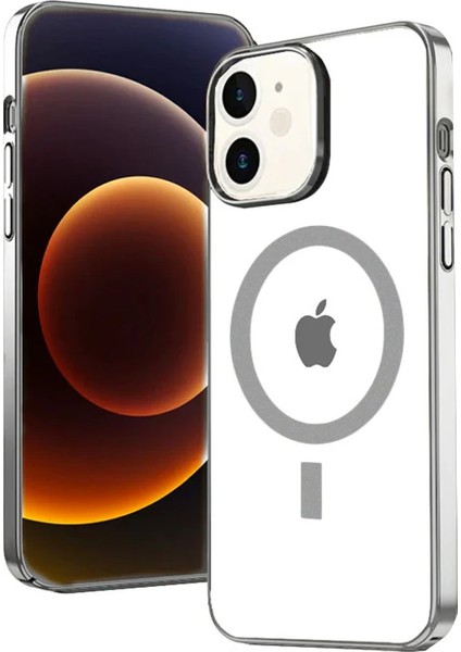 Ally iPhone 12 - 12 Pro 6.1inç Magsafe Uyumlu Renkli Kenar Silikon KILIF-(1903) fiyatları