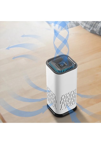Ally K2 Araç Içm Mini Hava Temizleyici Araba Ev Ofis Taşınabilir Air PURIFIER-(1903)