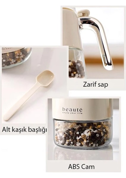Ezere Nem Geçirmez Büyük Kapasiteli Baharat KAVANOZU-(1903) fırsatları