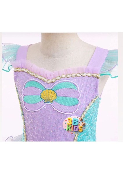 Çok Renkli Deniz Kızı Kostüm Seti, Eğlenceli ve Renkli Tasarım