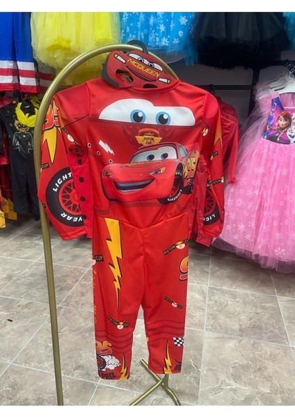 Kırmızı Şimşek Mcqueen Kostüm, Çocuklar Için Eğlenceli ve Renkli Seçenek fiyatları