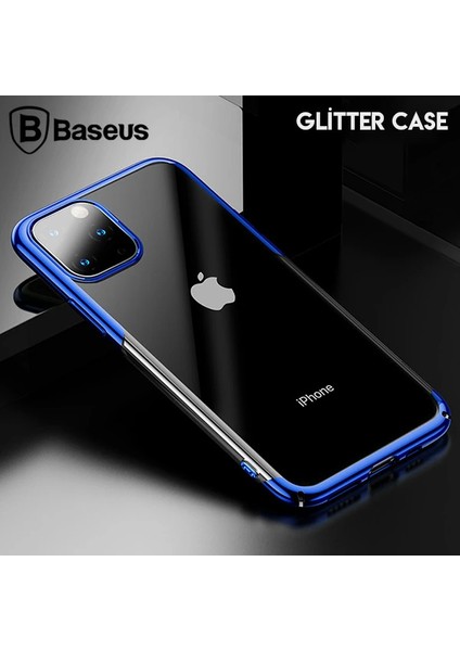 Baseus Glitter Case Iphone 11 Pro 5.8 Şeffaf Lüx Silikon KILIF-(1903)