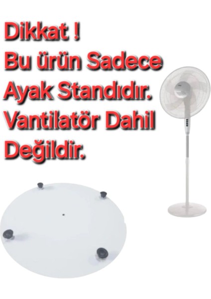 King KV1618 Alabora Vantilatör Ayak Standı