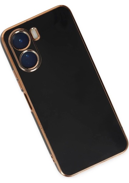 Vivo Y16 Kılıf Volet Silikon - Siyah modelleri