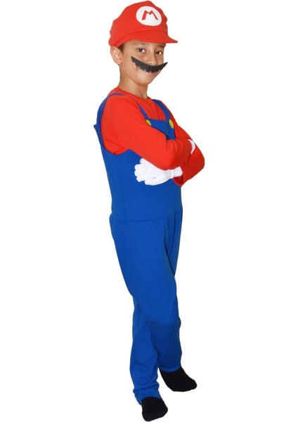 Kırmızı Süper Mario 2 Pamuk Kumaş, Yumuşak ve Kaliteli Çocuk Odası Aksesuarı fırsatları