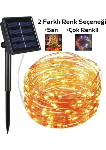 Ally Solar Güneş Enerjili Dış Bahçe Aydınlatma Su Geçirmez LED 10M-(1903) modelleri