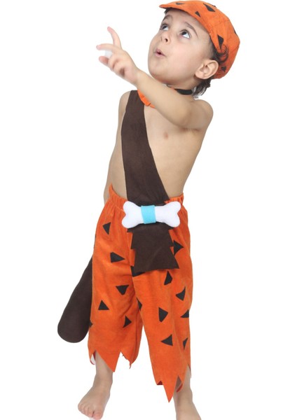 Turuncu Renkli Çocuk Bambam Kostüm, Sevimli ve Rahat Tasarım fiyatları