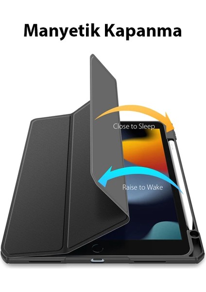 Dux Ducis iPad 10.2 2022 Kılıf Toby Series Kalem Yerli Manyetik Kapaklı KILIF-(1903)
