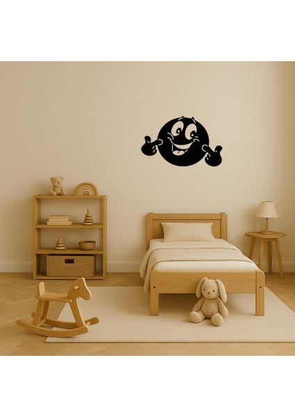 Gülümseyen Yüz Emoji Mdf Dekoratif Tablo - TOA2290-5254 modelleri