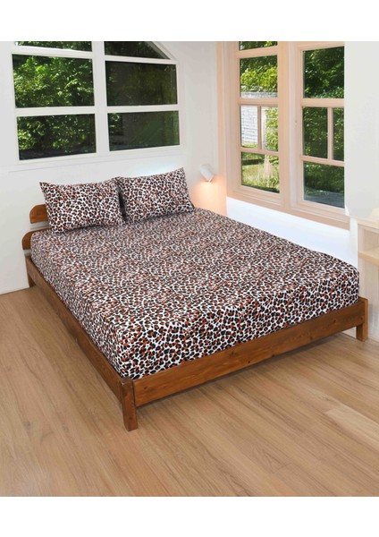 Desenli Lastikli Çarşaf Tek ve Çift Kişilik