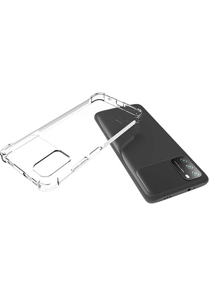 Xiaomi Poco M3 Kamera Korumalı Shockproof Darbe Emici Silikon KILIF-(1903) indirimleri