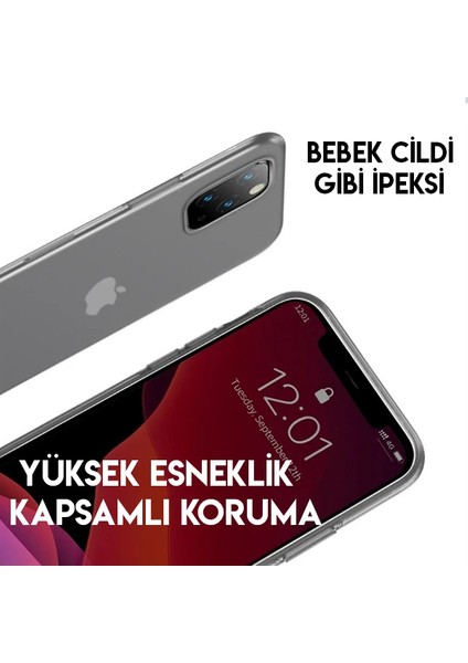 Baseus Jelly Liquid Silica Gel iPhone 11 Pro 5.8inch Şeffaf Sıvı Silikon KILIF-(1903) modelleri