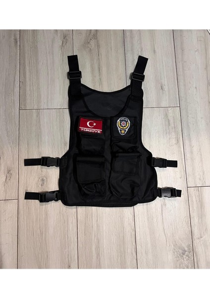 Çocuklar Için Siyah Tim ve Harekat Polis Hücum Yeleği, Şık ve Dayanıklı Tasarım fiyatları