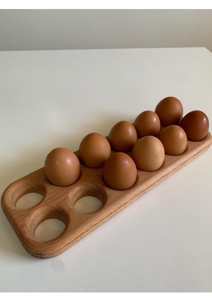 Ahşap Yumurtalık, Doğal ve Şık Tasarım, Kullanışlı ve Dayanıklı Ürün.