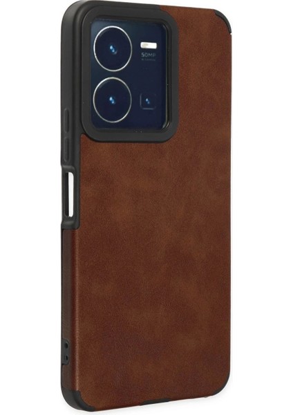 Vivo Y35 Kılıf Loop Deri Silikon - Kahverengi fiyatları