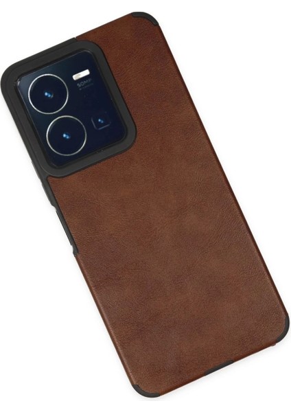 Vivo Y35 Kılıf Loop Deri Silikon - Kahverengi modelleri