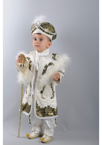 Yeşil Şehzade Sünnet Takımı, Şık ve Rahat Tasarım, Özel Günler Için Ideal Seçenek