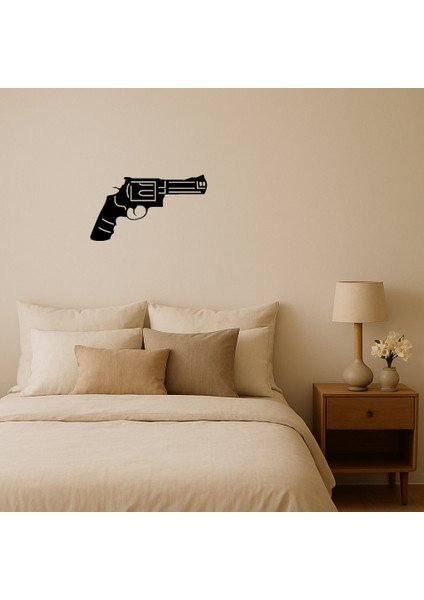 Dekoratif Polis Revolver Tablo - TOA2727-3451