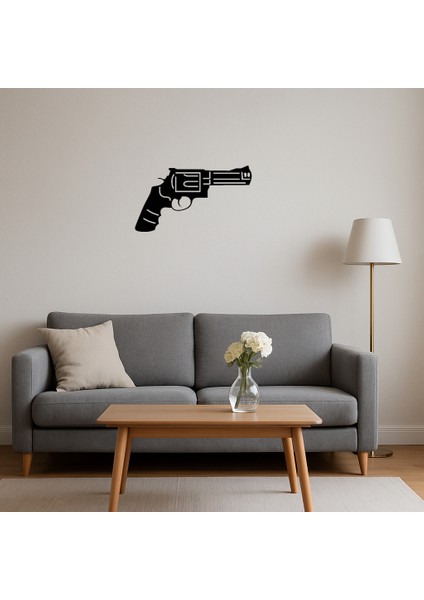 Dekoratif Polis Revolver Tablo - TOA2727-3451 fırsatları