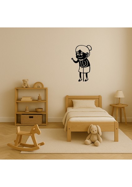 Büyükanne Temalı Mdf Dekoratif Tablo - TOA5627-7440 modelleri