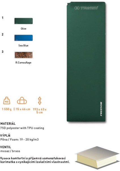 Freedom Şişme Mat - Yeşil