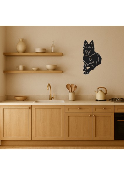 Modern Köpek Silüet Dekoratif Tablo - TOA4247-2147 fiyatları