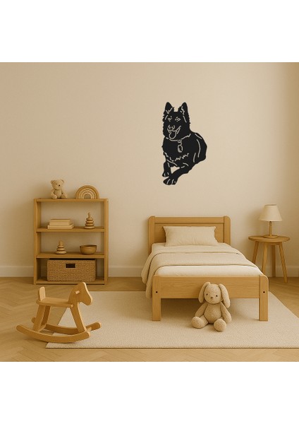 Modern Köpek Silüet Dekoratif Tablo - TOA4247-2147 modelleri