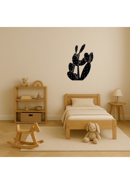 Minimalist Kaktüs Desenli Mdf Tablo - TOA9440-4278 modelleri