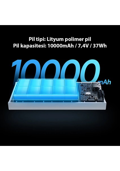 Baseus Adaman2 Digital Display 10000MAH 30W Powerbank Taşınabilir Şarj Cihazı Vooc EDITION-(1903) fırsatları