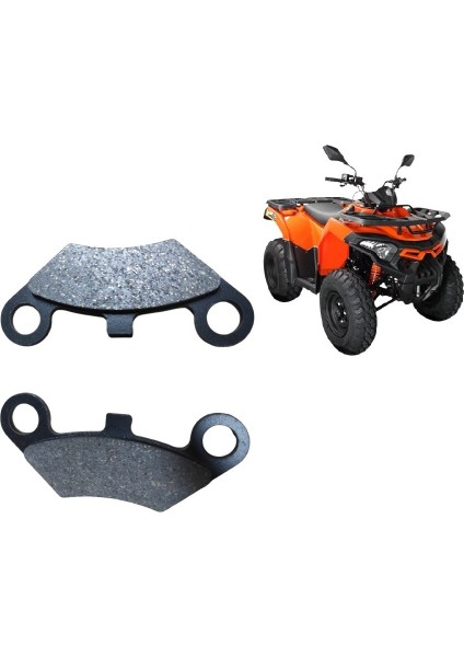 Kuba Vip Track 250 Atv Arka Disk Balatası Takım