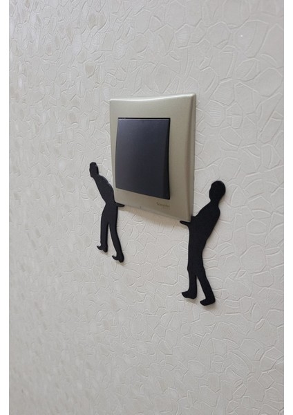 Siyah Plastik Duvar Süsü, Priz Çerçevesi ve Kenarlık Dekoru fırsatları