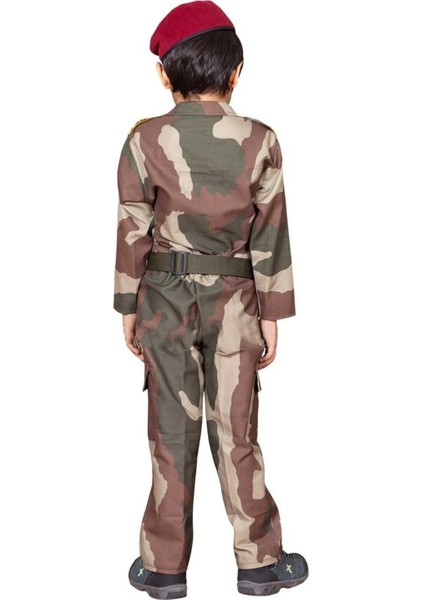 Çocuklar Için Dijital Kamuflaj Kıyafet, Kahverengi, Eğlenceli ve Rahat Tasarım indirimleri