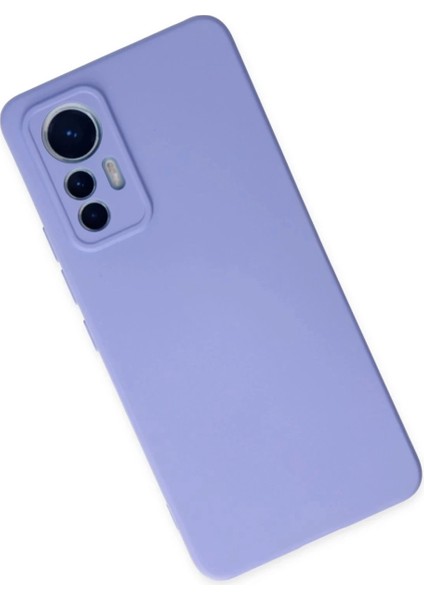 Xiaomi Mi 12 Lite Kılıf Nano Içi Kadife Silikon - Lila modelleri