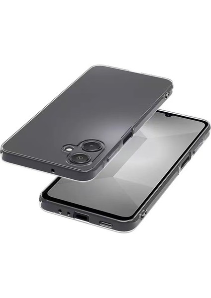 Samsung Galaxy A07 Kılıf Şeffaf Ince Silikon Zr-Spr